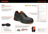 Pezzol Admiral S3S ESD SRC Παπούτσια Ασφαλείας Εργαζομένων Χαμηλά Με ΜΗ ΜΕΤΑΛΛΙΚΗ Προστασία Ιταλίας