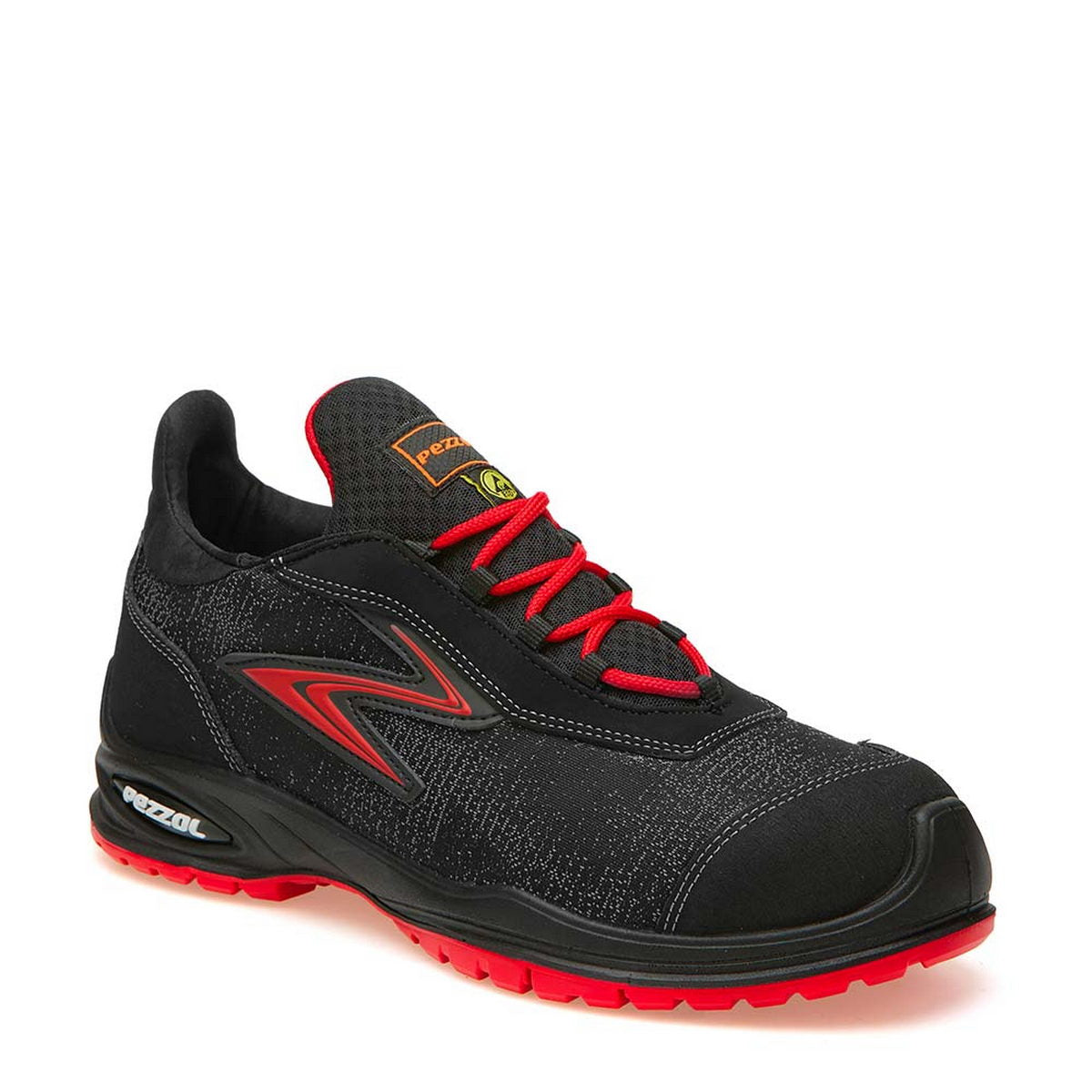 Pezzol Black Mambas S3S FO SR ESD Παπούτσια Ασφαλείας Εργαζομένων Ιταλίας