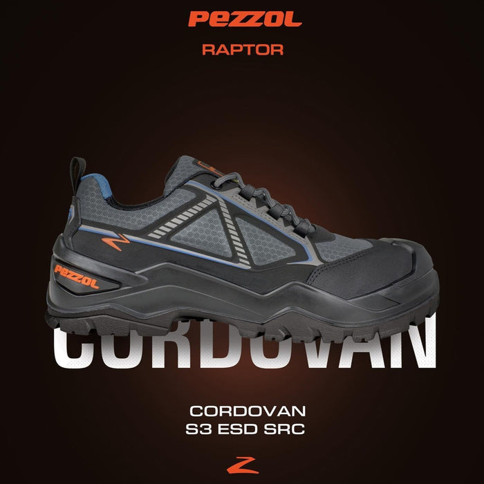 Pezzol Cordovan S3 ESD SRC Παπούτσια Κοντά Εργασίας Ιταλίας ΜΕ ΜΗ ΜΕΤΑΛΛΙΚΗ ΠΡΟΣΤΑΣΙΑ