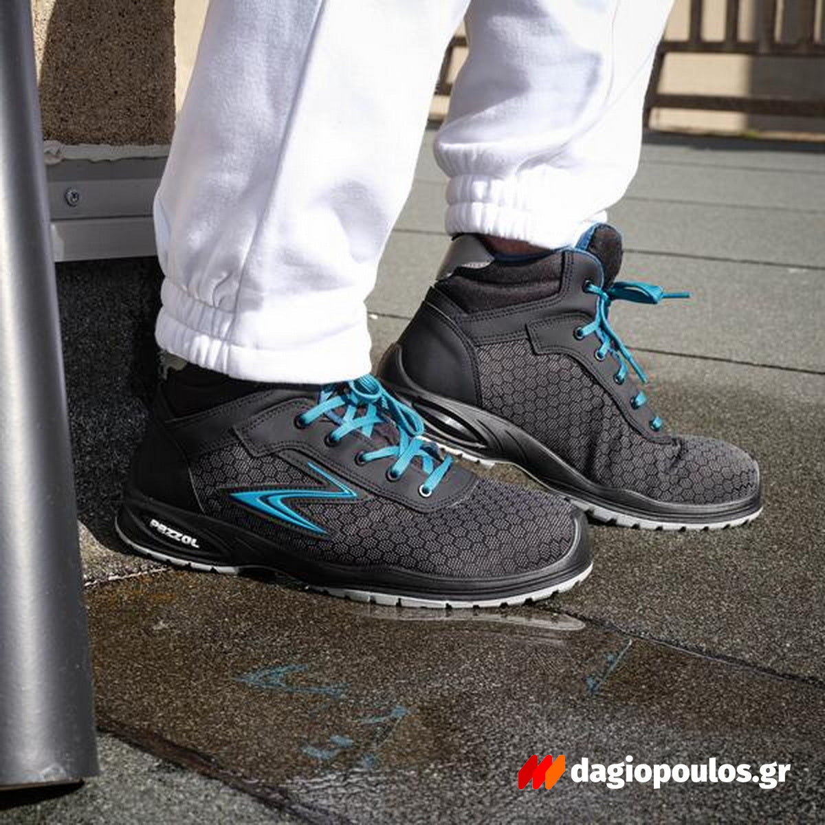 Pezzol Emerson S3S SRC Παπούτσια Ασφαλείας Εργαζομένων Ημιμποτάκια Με Προστασία Ιταλίας