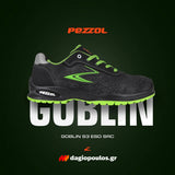 Pezzol Goblin S3S FO SR ESD Παπούτσια Ασφαλείας Εργαζομένων Χαμηλά Με Προστασία Ιταλίας