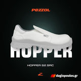 Pezzol Hopper S2 SRC Παπούτσια Ασφαλείας Εργαζομένων Χαμηλά Με ΜΗ ΜΕΤΑΛΛΙΚΗ Προστασία Ιταλίας