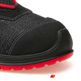 Pezzol Black Mambas S3S FO SR ESD Παπούτσια Ασφαλείας Εργαζομένων Χαμηλά Με Προστασία Ιταλίας