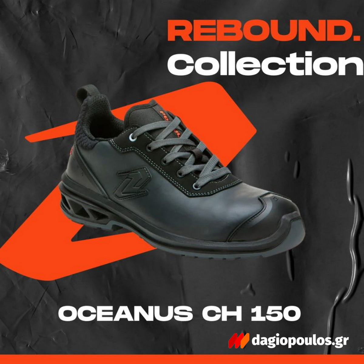Pezzol Oceanus CH 150 S3S SC CI FO SR ESD Παπούτσια Ασφαλείας Εργαζομένων Χαμηλά Με Προστασία Ιταλίας