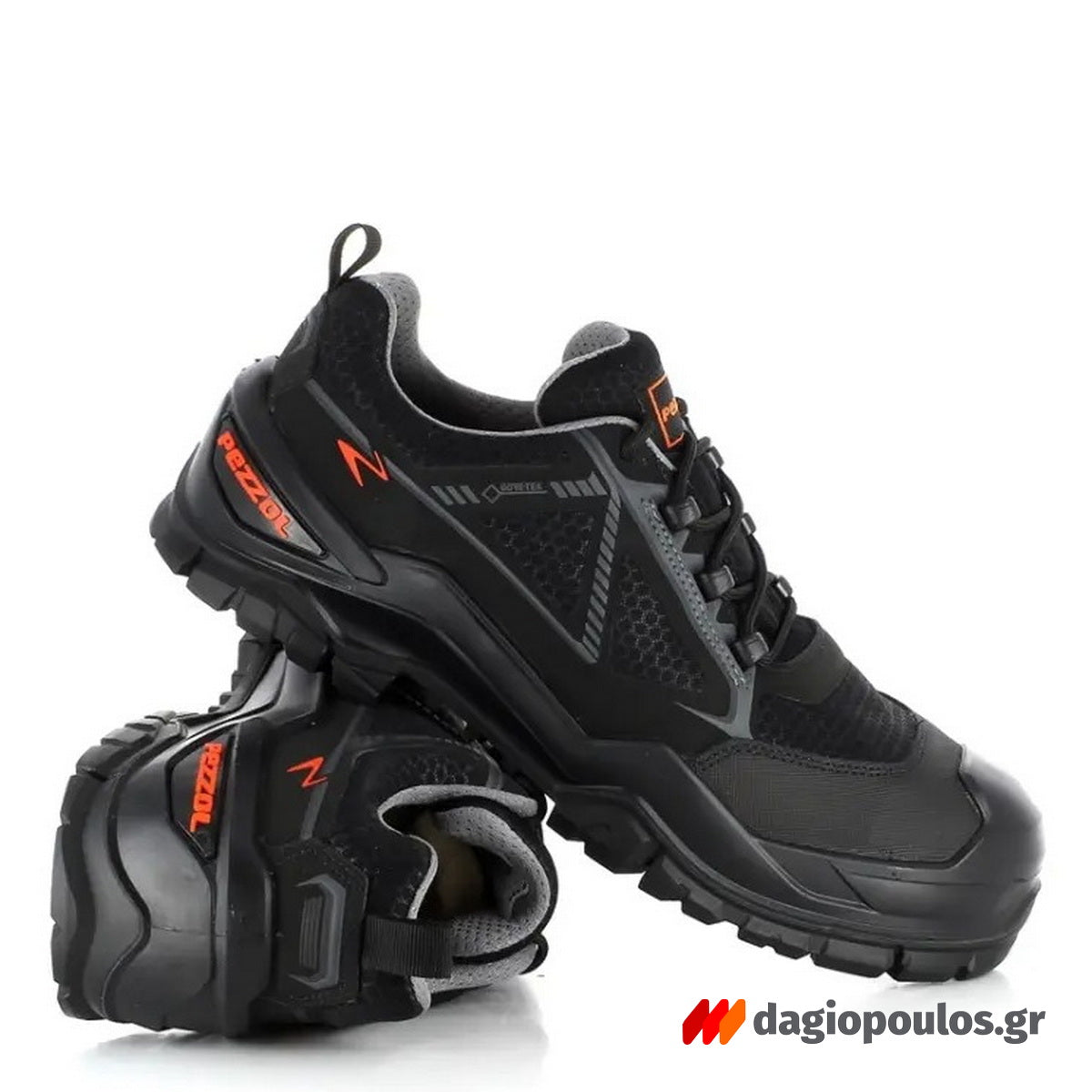 Pezzol Tiger Snake S7S CI HI SC HRO FO LG SR Παπούτσια Ασφαλείας Εργαζομένων Χαμηλά Με ΜΗ ΜΕΤΑΛΛΙΚΗ Προστασία Ιταλίας