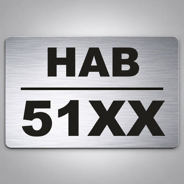 Πινακίδα Μοτοσυκλέτας Μοτοποδηλάτου Plexiglass 150mm x 100mm – Ασημί / Μαύρο