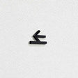Πινακίδα Σήμανσης “ΑΡΙΣΤΕΡΑ” Ακρυλικό 370mm x 50mm – Λευκό