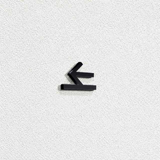 Πινακίδα Σήμανσης “ΑΡΙΣΤΕΡΑ” Ακρυλικό 370mm x 50mm – Λευκό