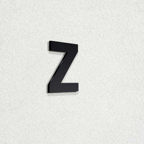 Ενδεικτική φωτογραφία γράμματος Z σε μαύρη απόχρωση· επιλεγμένο προϊόν λευκό, ύψος 74mm