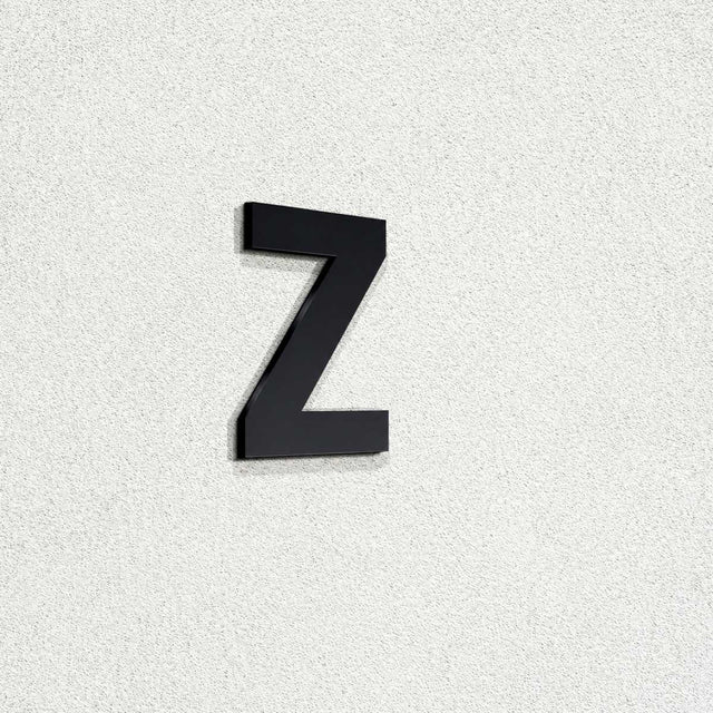 Ενδεικτική φωτογραφία γράμματος Z σε μαύρη απόχρωση· επιλεγμένο προϊόν μαύρο, ύψος 74mm