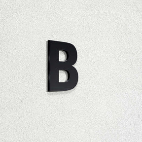 Ενδεικτική φωτογραφία γράμματος B σε μαύρη απόχρωση· επιλεγμένο προϊόν μαύρο, ύψος 74mm