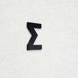 Ενδεικτική φωτογραφία γράμματος Σ σε μαύρη απόχρωση· επιλεγμένο προϊόν μαύρο, ύψος 74mm