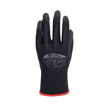 Polyco Matrix P Grip Black Γάντια Εργασίας Πλεκτά Με Παλάμη Επένδυση Πολυουρεθάνης Μαύρα (Ζεύγος)