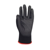 Polyco Matrix P Grip Black Γάντια Εργασίας Πλεκτά Με Παλάμη Επένδυση Πολυουρεθάνης Μαύρα (Ζεύγος)