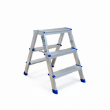 Profal 803 Duo Σκαλοσκαμπό (Σκαλάκι) Αλουμινίου Με Σκαλοπάτια Από 2 Πλευρές