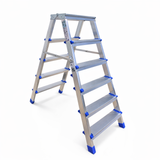 Profal 803 Duo Σκαλοσκαμπό (Σκαλάκι) Αλουμινίου Με Σκαλοπάτια Από 2 Πλευρές