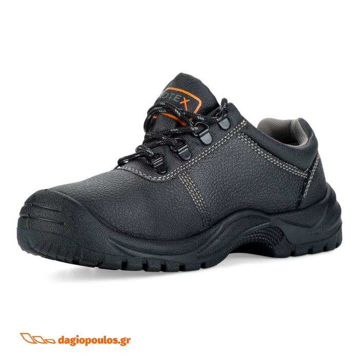 Protex Short Δερμάτινα Παπούτσια Εργασίας ΧΩΡΙΣ Προστασία| Dagiopoulos.gr