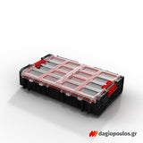 QBrick System One Organizer XL 2.0 Εργαλειοθήκη Ταμπακιέρα (Organizer) Με Διαφανές Καπάκι 23" 13.5Lt