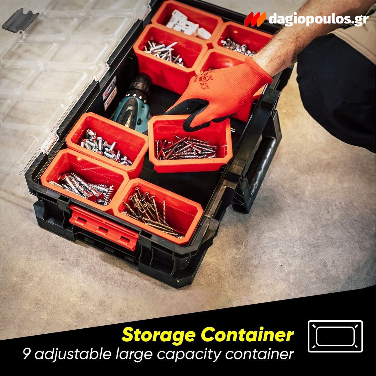 Qbrick System Two Cart 6 w 1 Εργαλειοθήκη Τροχήλατη Σετ 6 Τεμ