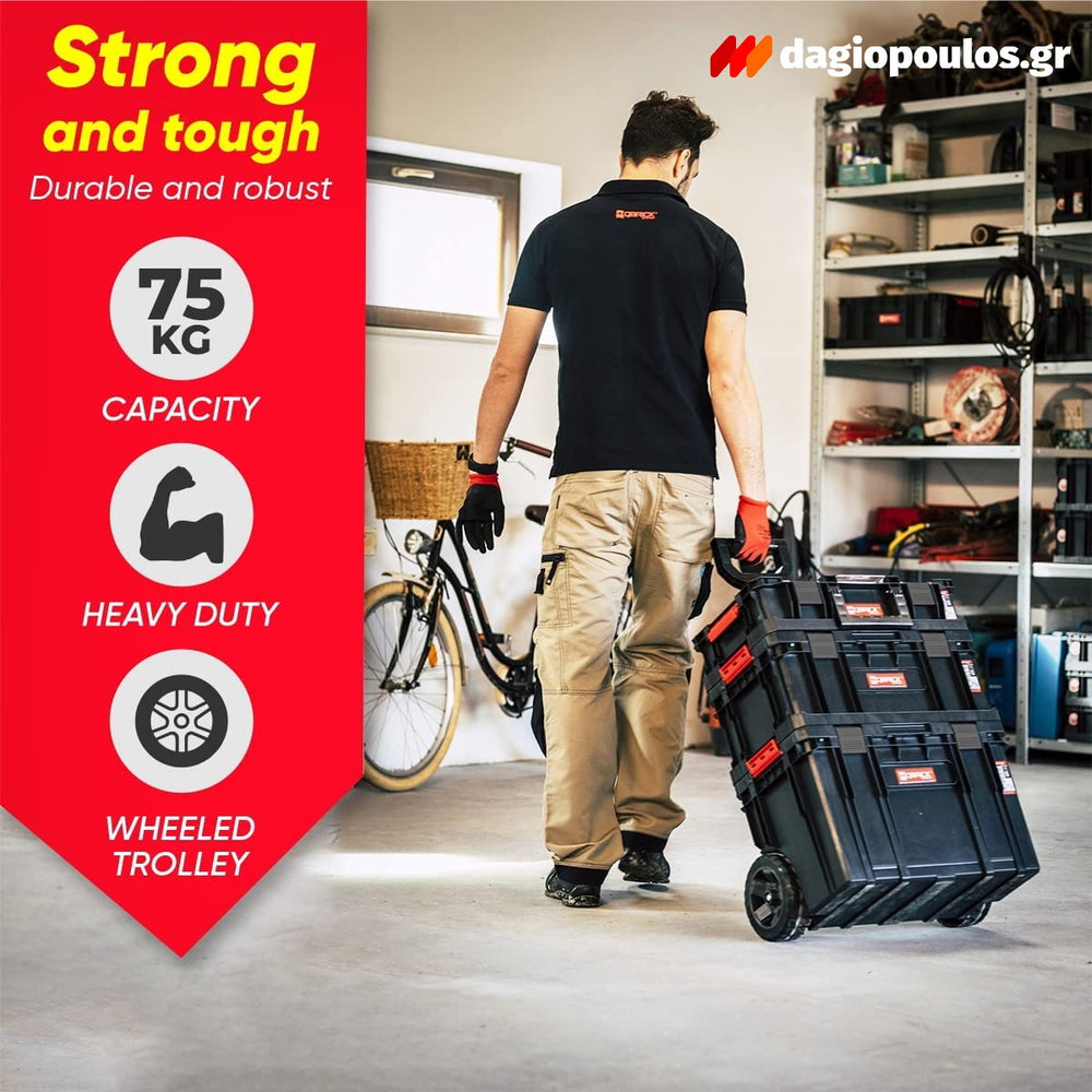 Qbrick System Two Cart 6 w 1 Εργαλειοθήκη Τροχήλατη Σετ 6 Τεμ