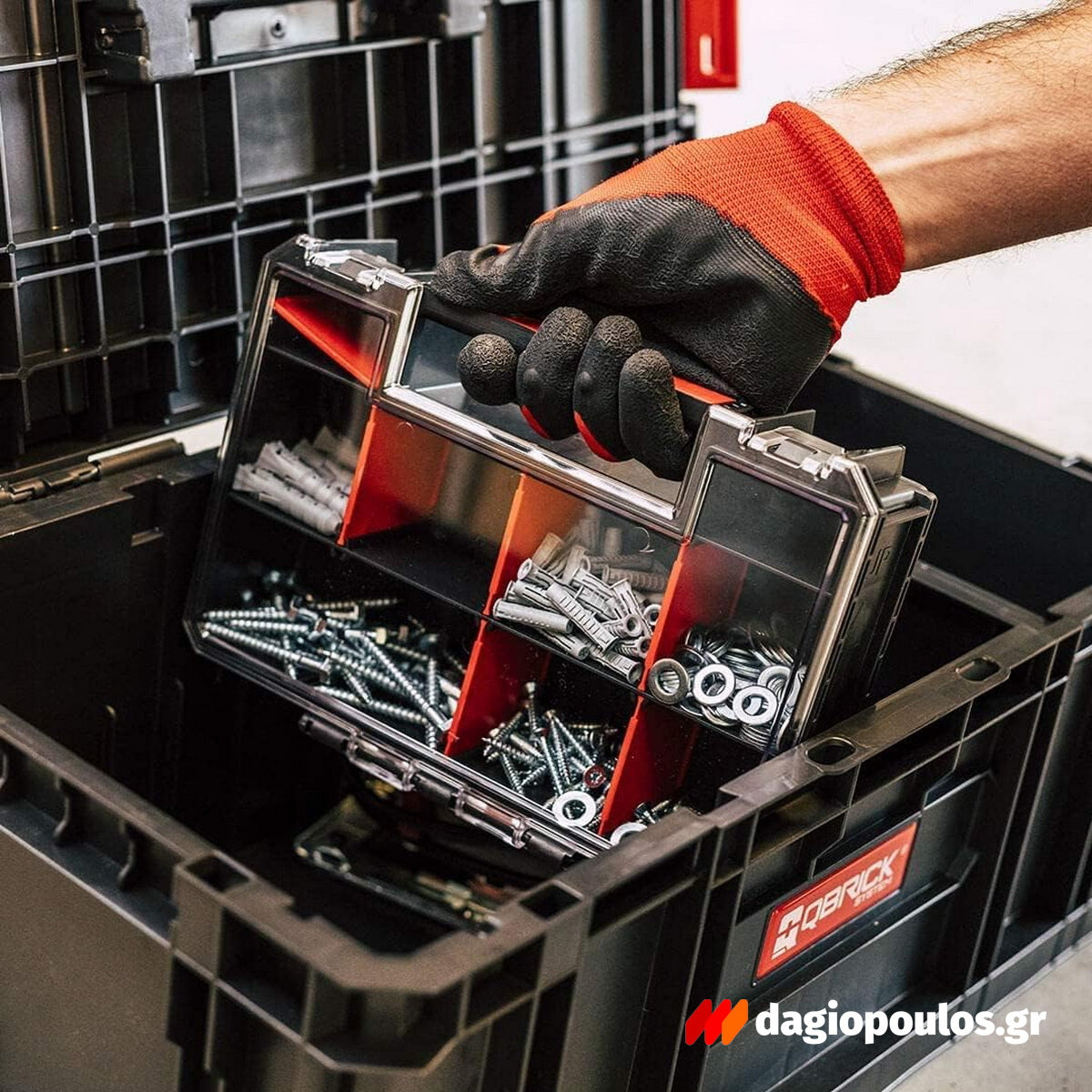 QBrick System Two Toolbox Plus Εργαλειοθήκη Κλειστή (Καλάθι) 20.9" 26Lt