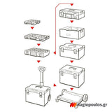 Qbrick System ONE 200 Profi 2.0 Εργαλειοθήκη Βαλίτσα 23" 15.4Lt