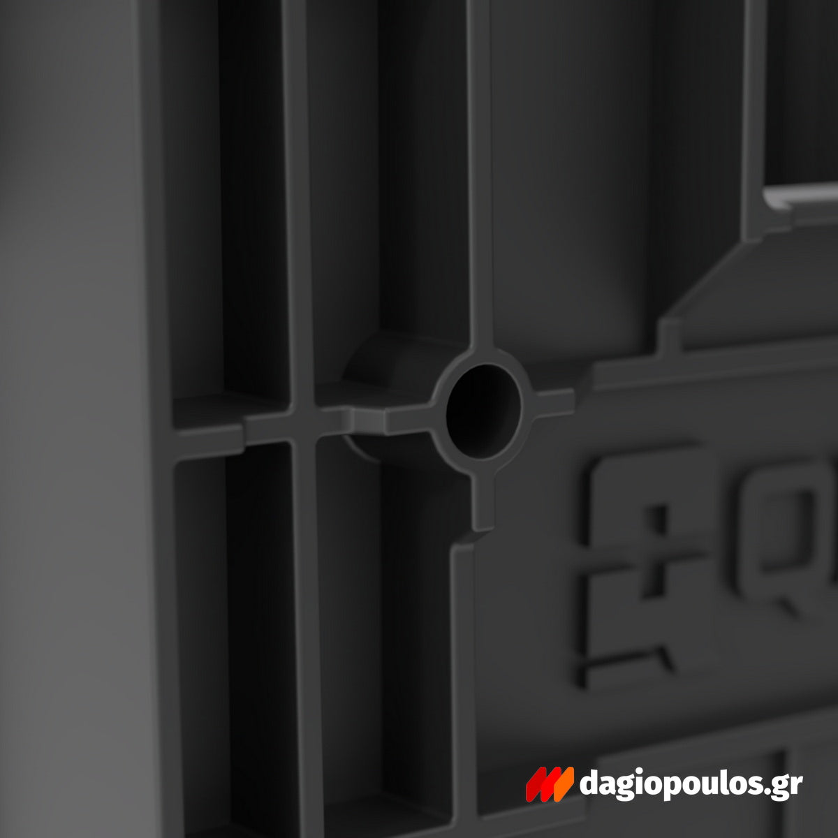 Qbrick System One Box 2.0 Plus Εργαλειοθήκη Ανοικτή Με Χωρίσματα 22.7" 35Lt