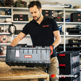 Qbrick System One Box 2.0 Plus Εργαλειοθήκη Ανοικτή Με Χωρίσματα 22.7" 35Lt