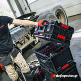 Qbrick System One Box 2.0 Plus Εργαλειοθήκη Ανοικτή Με Χωρίσματα 22.7" 35Lt