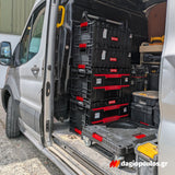 Qbrick System One Box 2.0 Plus Εργαλειοθήκη Ανοικτή Με Χωρίσματα 22.7" 35Lt