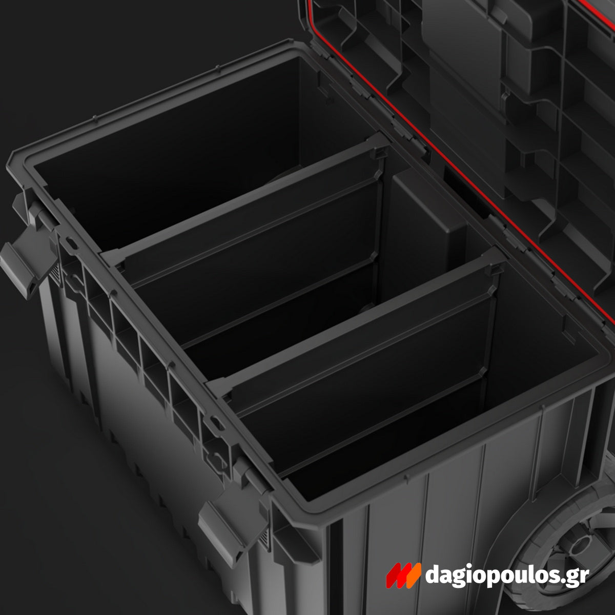 Qbrick System One Cart Εργαλειοθήκη Τροχήλατη Επαγγελματική Υψηλών Αντοχών 26" 52Lt