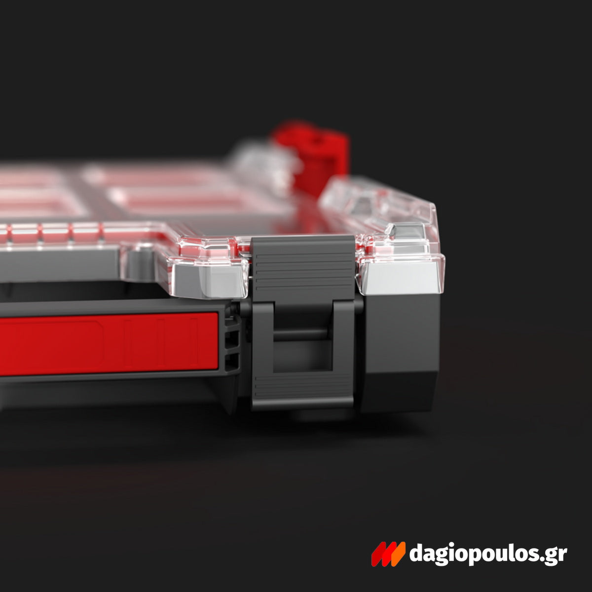 QBrick System One Organizer M 2.0 Εργαλειοθήκη Ταμπακιέρα (Organizer) Με Διαφανές Καπάκι