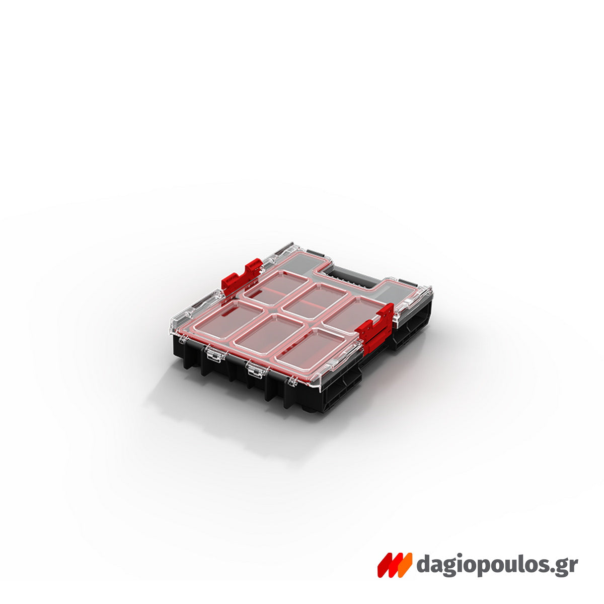 QBrick System One Organizer M 2.0 Εργαλειοθήκη Ταμπακιέρα (Organizer) Με Διαφανές Καπάκι