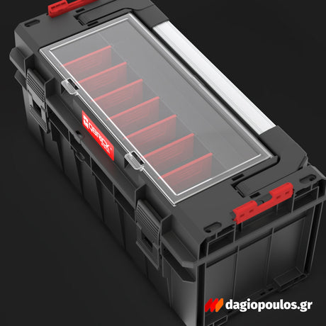 Qbrick System One Pro 600 Expert Εργαλειοθήκη Κλειστή Με Εξωτερική Ταμπακιέρα (Organizer)