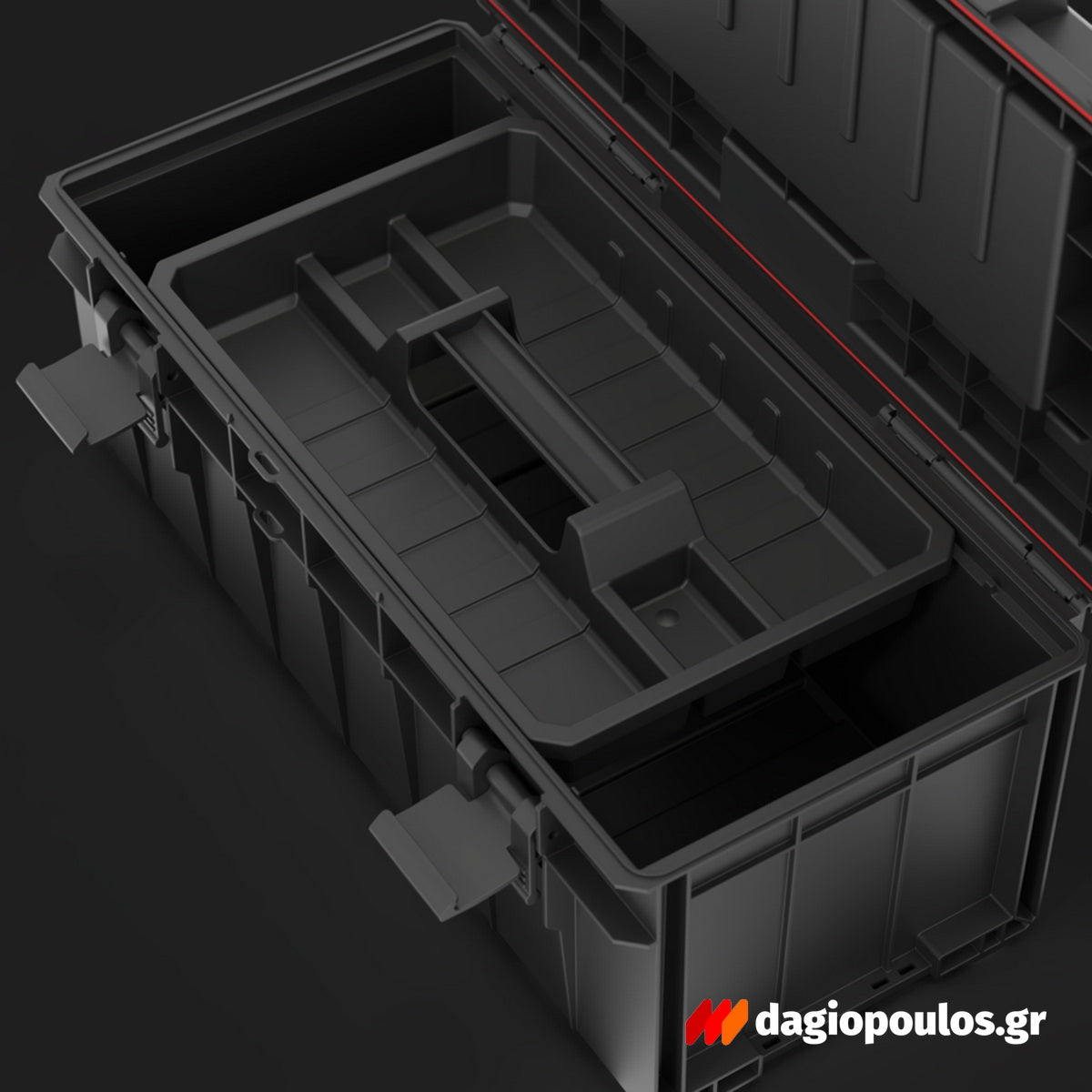 Qbrick System One Pro 600 Expert Εργαλειοθήκη Κλειστή Με Εξωτερική Ταμπακιέρα (Organizer)