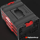 Qbrick System PRO Drawer 3 Toolbox 2.0 Basic Εργαλειοθήκη Με 3 Συρτάρια 17.7" 13.5Lt
