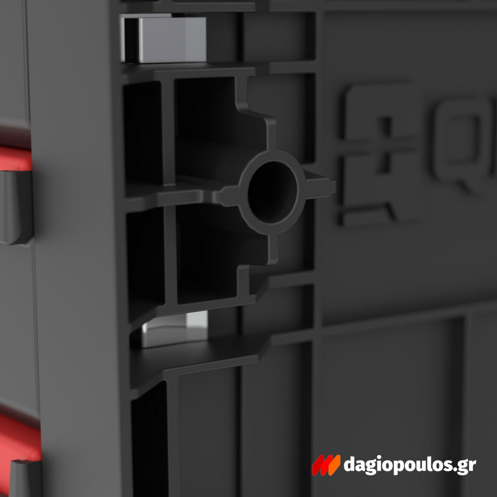Qbrick System PRO Drawer 3 Toolbox 2.0 Basic Εργαλειοθήκη Με 3 Συρτάρια 17.7" 13.5Lt
