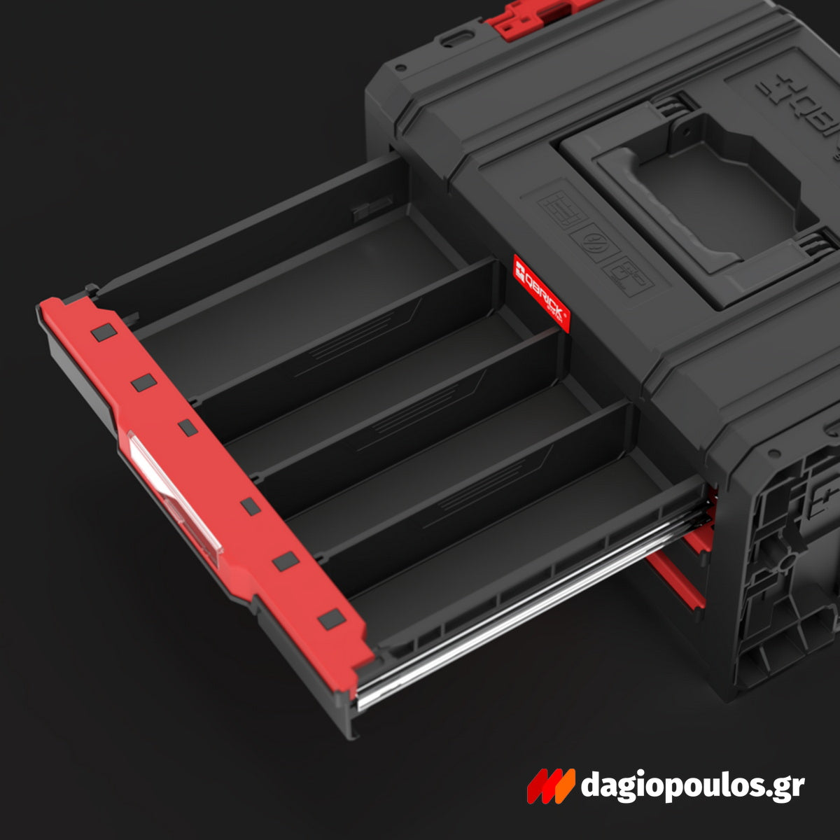 Qbrick System PRO Drawer 3 Toolbox 2.0 Basic Εργαλειοθήκη Με 3 Συρτάρια 17.7" 13.5Lt