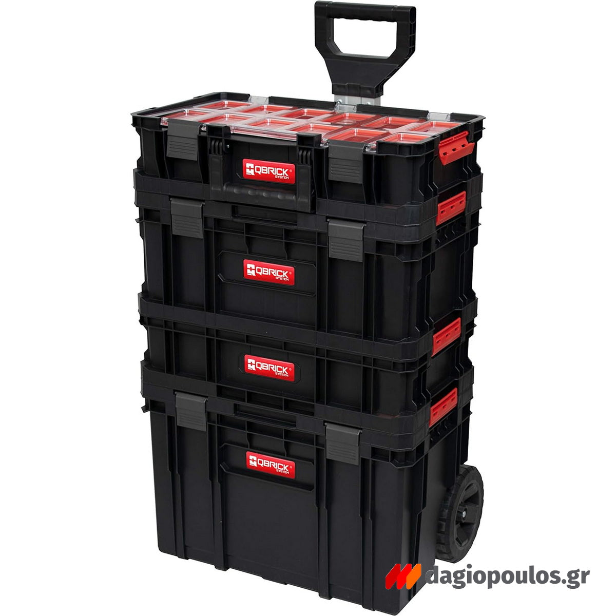 Qbrick System Two Cart 6 w 1 Εργαλειοθήκη Τροχήλατη Σετ 6 Τεμ