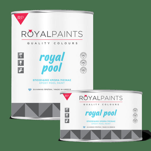 Royal Paints Royal Pool Εποξειδικό Χρώμα Διαλύτου Δυο Συστατικών για Βαφή Τσιμεντένιων Πισινών | dagiopoulos.gr