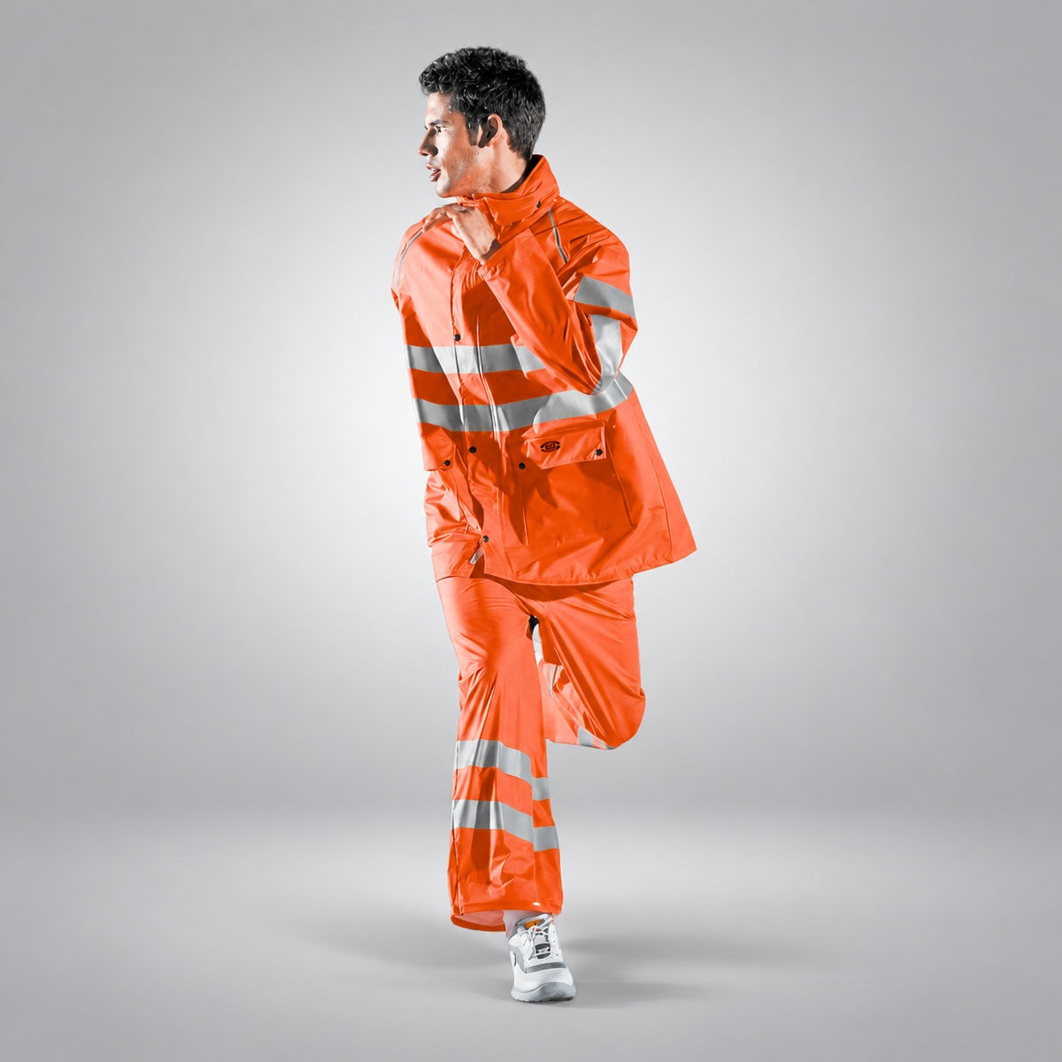 SIR Safety Glamour MC4011 H1 Πορτοκαλί — Φωτογραφία με μοντέλο