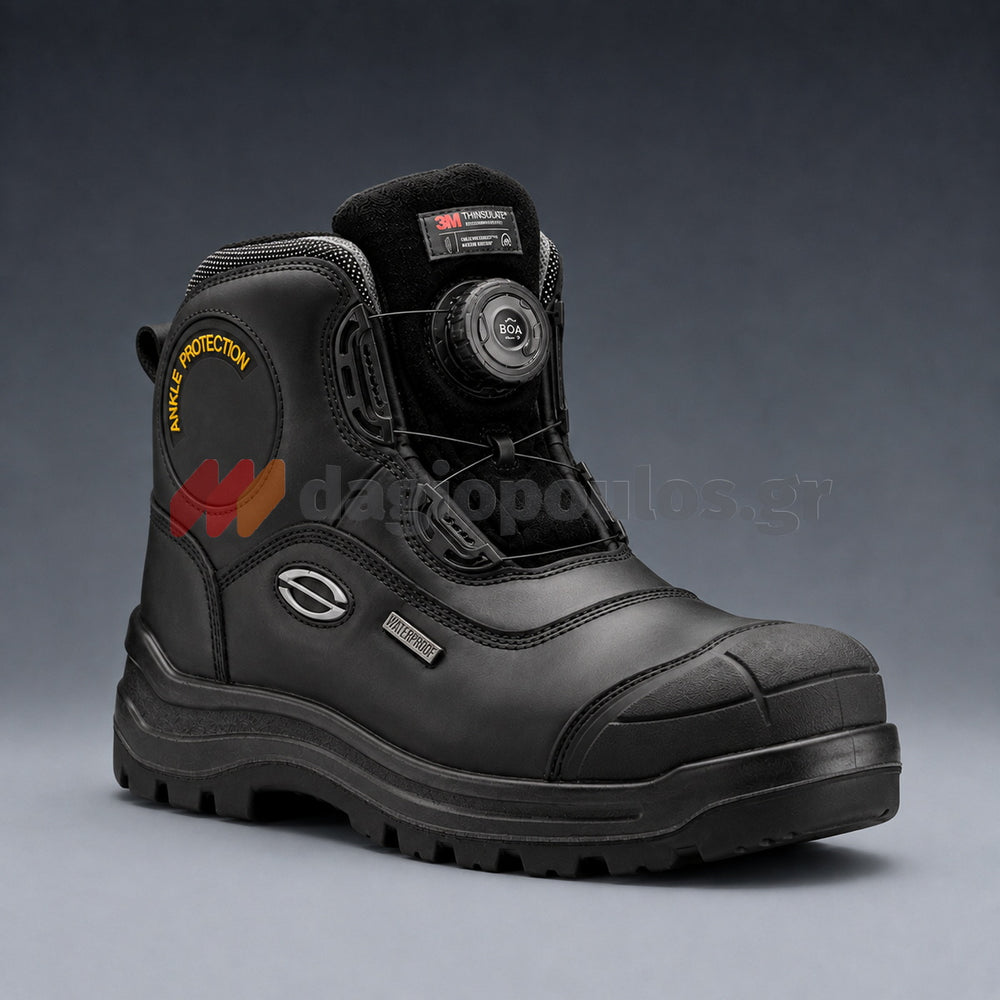 SIR Safety NORDIC STAR MB2323 S3 Παπούτσια Ημιμποτάκια Ασφαλείας Εργαζομένων Με ΜΗ Μεταλλική Προστασία