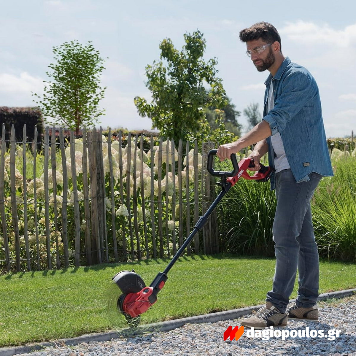 Skil 0230 CA 20V Max Autofeed Χλοοκοπτικό Μεσινέζας Μπαταρίας Αυτοτροφοδοτούμενο 18V Li-Ion Με Μπαταρία 2.0Ah