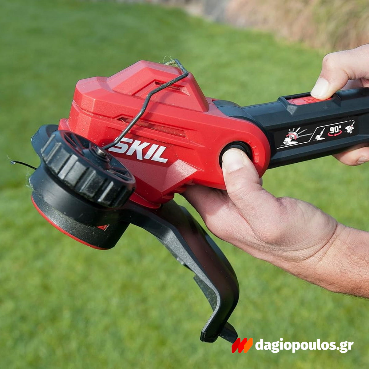 Skil 0230 CA 20V Max Autofeed Χλοοκοπτικό Μεσινέζας Μπαταρίας Αυτοτροφοδοτούμενο 18V Li-Ion Με Μπαταρία 2.0Ah