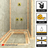Sika SealTape F Στεγανοποιητική Σφραγιστική Ταινία Γεφύρωσης Ρωγμών ΡΟΛΟ 25mtr