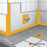 Sika SealTape F Στεγανοποιητική Σφραγιστική Ταινία Γεφύρωσης Ρωγμών ΡΟΛΟ 25mtr