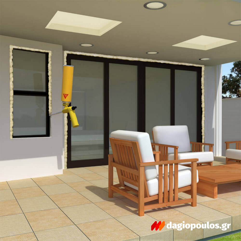 Sika Sika Boom®-520 Πιστολιού Διογκούμενος Πολυουρεθανικός Αφρός Χαμηλής Διόγκωσης Πιστολιού 800ml