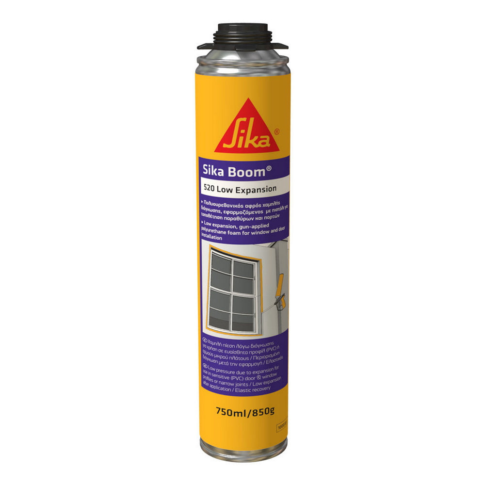 Sika Sika Boom®-520 Πιστολιού Διογκούμενος Πολυουρεθανικός Αφρός Χαμηλής Διόγκωσης Πιστολιού 800ml