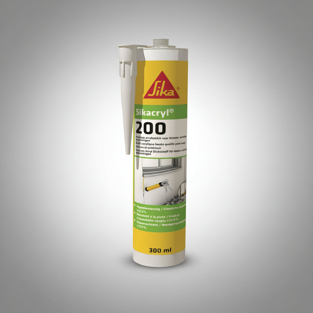 Sika Sikacryl 200 Ακρυλικό Σφραγιστικό Εσωτερικής - Εξωτερικής Χρήσης ΓΚΡΙ