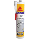 Sika Sikaflex 111 Stick & Seal Ελαστικό Συγκολλητικό Σφραγιστικό 290ml ΜΑΥΡΟ